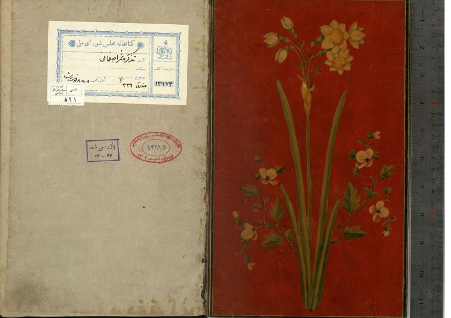 کتاب تذكره ثمر نائيني (اصفهانی)-دیوان تذکره ثمر اصفهانی